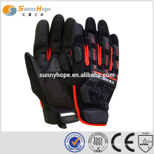 Sunnyhope mechanic protection leather oil-resistant working gloves